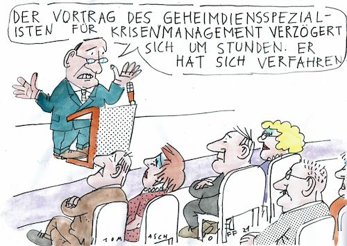 Cartoon: Krisenmanagement (medium) by Jan Tomaschoff tagged krise,aufghanistan,experten,krise,aufghanistan,experten
