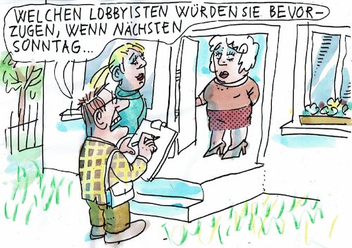 Cartoon: Lobby (medium) by Jan Tomaschoff tagged lobby,parteien,wahlen,lobby,parteien,wahlen