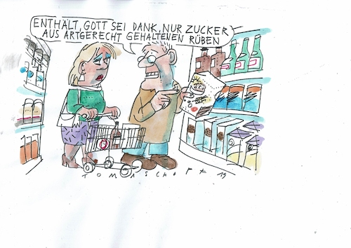 Cartoon: natürlich (medium) by Jan Tomaschoff tagged natur,ernährung,gesundheit,natur,ernährung,gesundheit