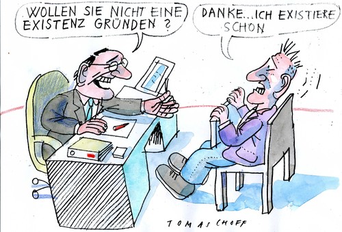 Cartoon: no (medium) by Jan Tomaschoff tagged economy,economy