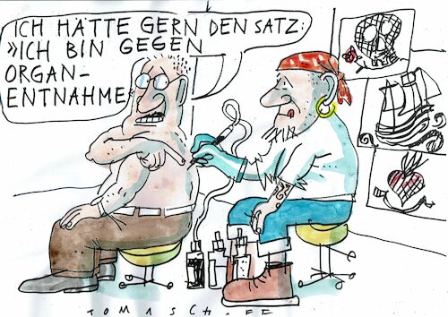 Cartoon: Organentnahme (medium) by Jan Tomaschoff tagged transplantationen,zustimmungslösung,widerspruchslösung,transplantationen,zustimmungslösung,widerspruchslösung