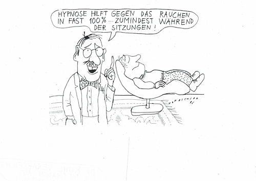 Cartoon: Rauchen (medium) by Jan Tomaschoff tagged gesundheit,rauchen,hypnose,gesundheit,rauchen,hypnose