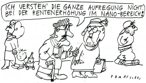 Cartoon: Renten (medium) by Jan Tomaschoff tagged renten
