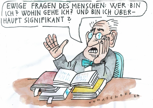 Cartoon: signifikant (medium) by Jan Tomaschoff tagged statistik,forschung,studien,statistik,forschung,studien