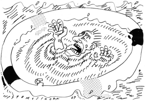 Cartoon: SOS (medium) by Jan Tomaschoff tagged eu,europa,euro,finanzkrise,rettungspaket,rettungspaket,finanzkrise,euro,europa,eu