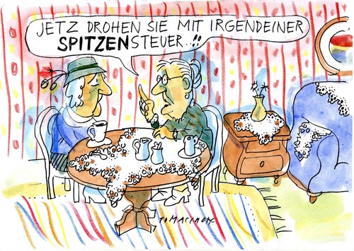 Cartoon: Spitzensteuer (medium) by Jan Tomaschoff tagged spitzensteuer,steuern,spitzensteuer,steuern