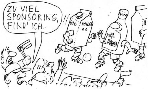 Cartoon: Sponsoring (medium) by Jan Tomaschoff tagged sponsoring,sport,business,