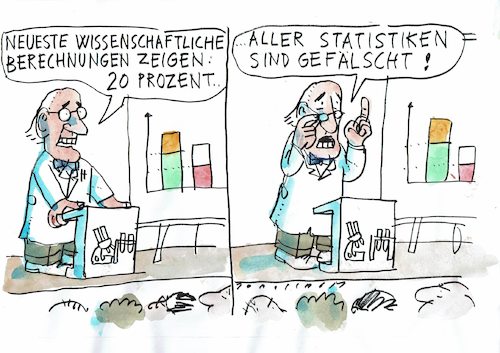 Cartoon: Statistik (medium) by Jan Tomaschoff tagged wissenschaft,statistikgläubigkeit,wissenschaft,statistikgläubigkeit