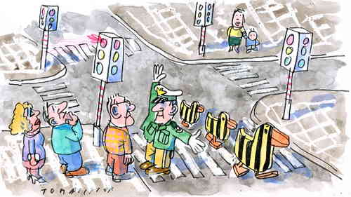 Cartoon: Traffic (medium) by Jan Tomaschoff tagged verkehr,traffic
