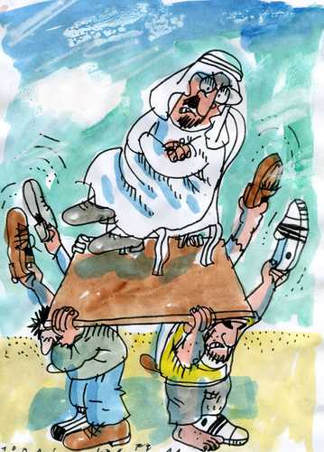 Cartoon: unterdrückung (medium) by Jan Tomaschoff tagged unterdrückung,volk,ditkator,unterdrückung,volk,diktator