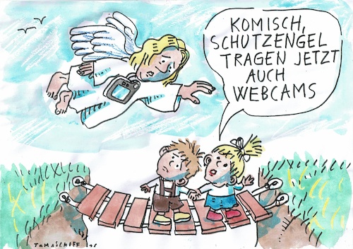 Cartoon: Webcam (medium) by Jan Tomaschoff tagged sicherheit,terror,gewalt,sicherheit,terror,gewalt