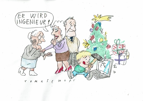 Cartoon: Weihnacht19 (medium) by Jan Tomaschoff tagged weihnachten,weihnachten