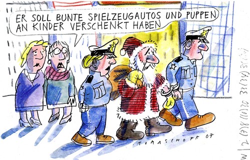Cartoon: Weihnachten (medium) by Jan Tomaschoff tagged weihnachten,weihnachten,weihnachtsmann