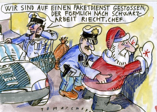 Cartoon: Weihnachten (medium) by Jan Tomaschoff tagged weihnachten,weihnachten