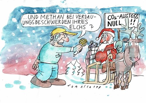 Cartoon: Weihnachten (medium) by Jan Tomaschoff tagged weihnachten,umwelt,weihnachten,umwelt