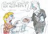 Cartoon: Allergie (small) by Jan Tomaschoff tagged schmutz,hygiene,allergie