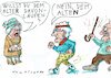 Cartoon: Alter (small) by Jan Tomaschoff tagged bewegung,alter,streit,partner