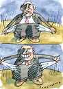 Cartoon: arm aber glücklich (small) by Jan Tomaschoff tagged armut,reichtum