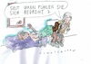 Cartoon: bedroht (small) by Jan Tomaschoff tagged putin,russland,fake,news