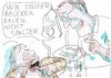 Cartoon: Brücken (small) by Jan Tomaschoff tagged spaltung,gesellschaft,brücken