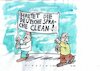 Cartoon: clean (small) by Jan Tomaschoff tagged sprache,purismus,deutsch