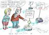 Cartoon: Demobots (small) by Jan Tomaschoff tagged roboter,demos,fake,news