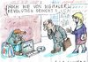 Cartoon: digitale Revolution (small) by Jan Tomaschoff tagged big,data,pc,internet