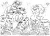 Cartoon: Drama (small) by Jan Tomaschoff tagged einschnitte,kürzungen,theater