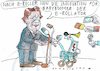 Cartoon: E Rollator (small) by Jan Tomaschoff tagged demografie,babyboomer,rollator,elektrofahrzeug