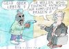 Cartoon: Einfahce Antworten (small) by Jan Tomaschoff tagged verschwörungstheorien