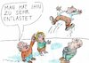 Cartoon: Entlastung (small) by Jan Tomaschoff tagged politiker,finanzen,schulden,steuern,abgaben