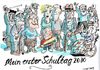 Cartoon: erster Schultag (small) by Jan Tomaschoff tagged demografie,alter,jugend