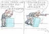 Cartoon: fair (small) by Jan Tomaschoff tagged politiker,wahlkampf,streitkultur,fairness