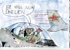 Cartoon: Flugbegleiter (small) by Jan Tomaschoff tagged syrien,flieger,russland