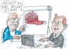 Cartoon: groß (small) by Jan Tomaschoff tagged miersch,klingbeil,spd