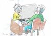 Cartoon: Hallo (small) by Jan Tomaschoff tagged kommunikation,pc,internet
