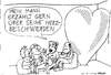 Cartoon: Herzbeschwerden (small) by Jan Tomaschoff tagged herzbeschwerden