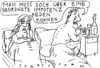 Cartoon: Klärendes Gespräch (small) by Jan Tomaschoff tagged geordnete,insolvenz