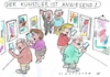 Cartoon: Kunst (small) by Jan Tomaschoff tagged kommunikation,handy,internet,vernissage