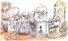 Cartoon: Landesbanken (small) by Jan Tomaschoff tagged landesbanken,wirtschaftskrise,rezession