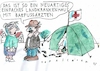 Cartoon: Landkrankenhaus (small) by Jan Tomaschoff tagged ärztemangel,dorf,stadt,land