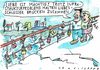 Cartoon: Liebesschlösser (small) by Jan Tomaschoff tagged infrastruktur,brücken,liebesschlösser