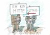 Cartoon: Mitte (small) by Jan Tomaschoff tagged cdu,kandidat,parteivorsitz