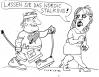 Cartoon: Nordic Stalking (small) by Jan Tomaschoff tagged nordic,walking,breitensport,bewegung,freizeit,fitness,anmache,anbaggern,anglizismen