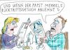 Cartoon: Rücktritt (small) by Jan Tomaschoff tagged merkel