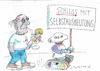 Cartoon: Selbstausbeutung (small) by Jan Tomaschoff tagged generation,selbstausbeutung,work,life,balance