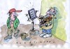 Cartoon: Serenade (small) by Jan Tomaschoff tagged ipad,musik,urheberrechte