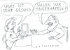 Cartoon: Sport (small) by Jan Tomaschoff tagged gesundheit,arzt,patient,sport