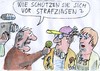 Cartoon: Strafzins (small) by Jan Tomaschoff tagged banken,geldschwemme,strafzins