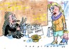 Cartoon: Strafzinsen (small) by Jan Tomaschoff tagged niedrigzinsen,strafzinsen